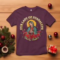 Virgen De Guadalupe Catholic T Shirt Our Lady Of Guadalupe - Wonder Print Shop