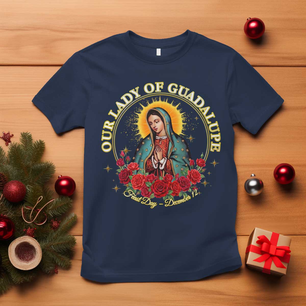 Virgen De Guadalupe Catholic T Shirt Our Lady Of Guadalupe - Wonder Print Shop