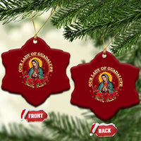 Virgen De Guadalupe Catholic Ceramic Ornament Our Lady Of Guadalupe - Wonder Print Shop