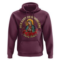 Virgen De Guadalupe Catholic Hoodie Our Lady Of Guadalupe - Wonder Print Shop