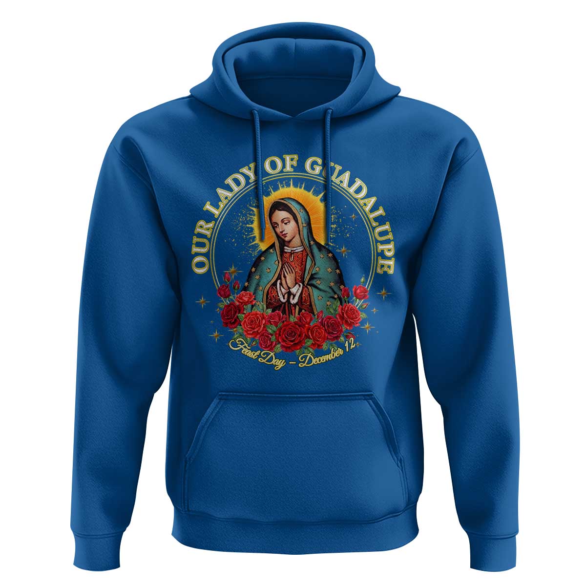 Virgen De Guadalupe Catholic Hoodie Our Lady Of Guadalupe - Wonder Print Shop