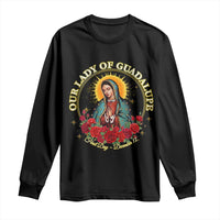 Virgen De Guadalupe Catholic Long Sleeve Shirt Our Lady Of Guadalupe - Wonder Print Shop