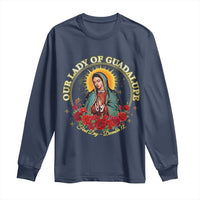 Virgen De Guadalupe Catholic Long Sleeve Shirt Our Lady Of Guadalupe - Wonder Print Shop