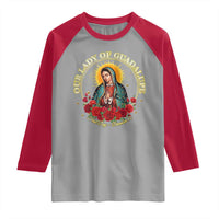 Virgen De Guadalupe Catholic Raglan Shirt Our Lady Of Guadalupe - Wonder Print Shop