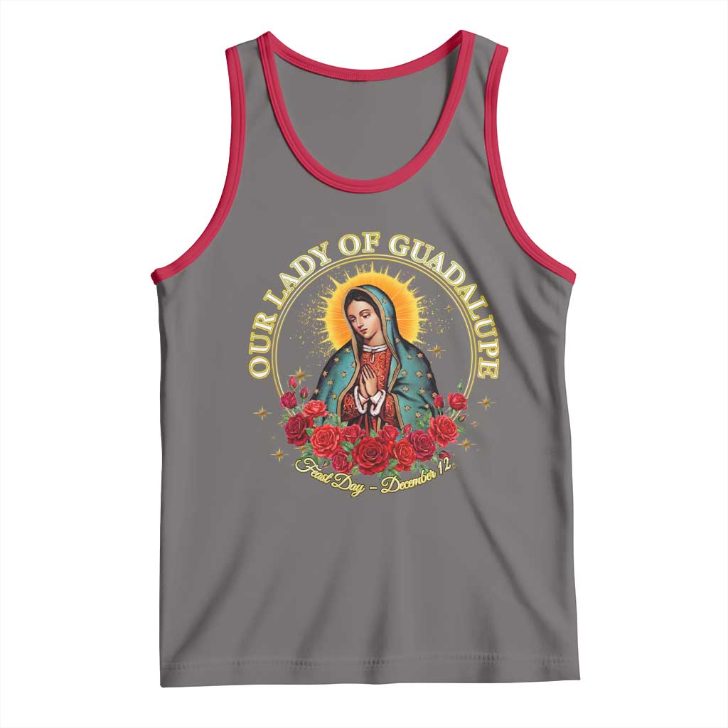 Virgen De Guadalupe Catholic Tank Top Our Lady Of Guadalupe - Wonder Print Shop