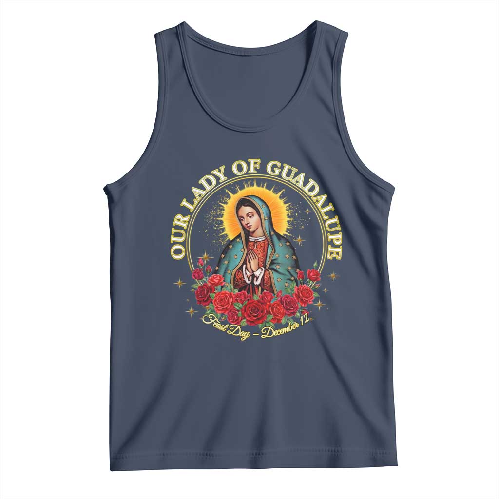 Virgen De Guadalupe Catholic Tank Top Our Lady Of Guadalupe - Wonder Print Shop