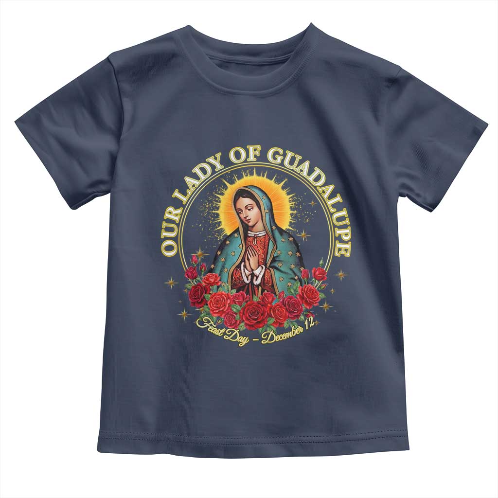 Virgen De Guadalupe Catholic Toddler T Shirt Our Lady Of Guadalupe - Wonder Print Shop
