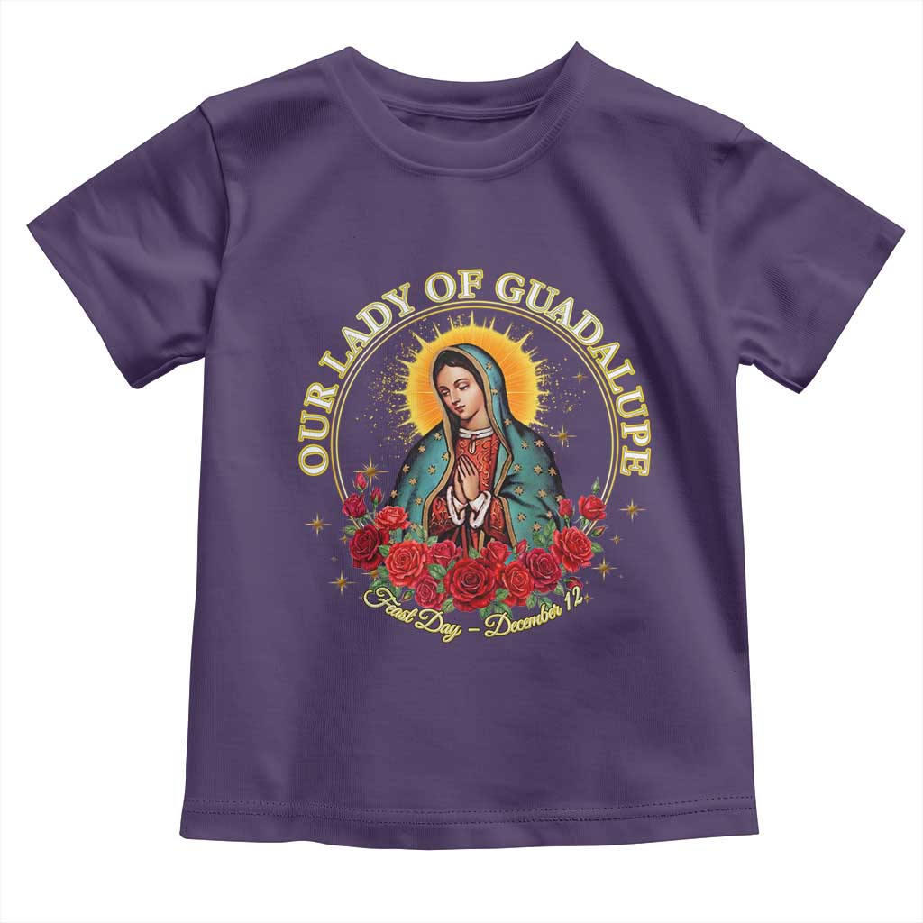 Virgen De Guadalupe Catholic Toddler T Shirt Our Lady Of Guadalupe - Wonder Print Shop
