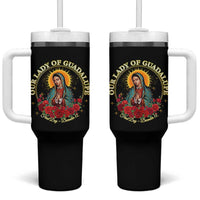 Virgen De Guadalupe Catholic Tumbler With Handle Our Lady Of Guadalupe - Wonder Print Shop
