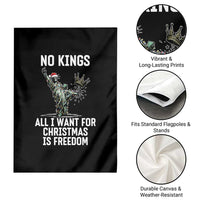 No Kings Garden Flag All I Want For Christmas Is Freedom - Wonder Print Shop