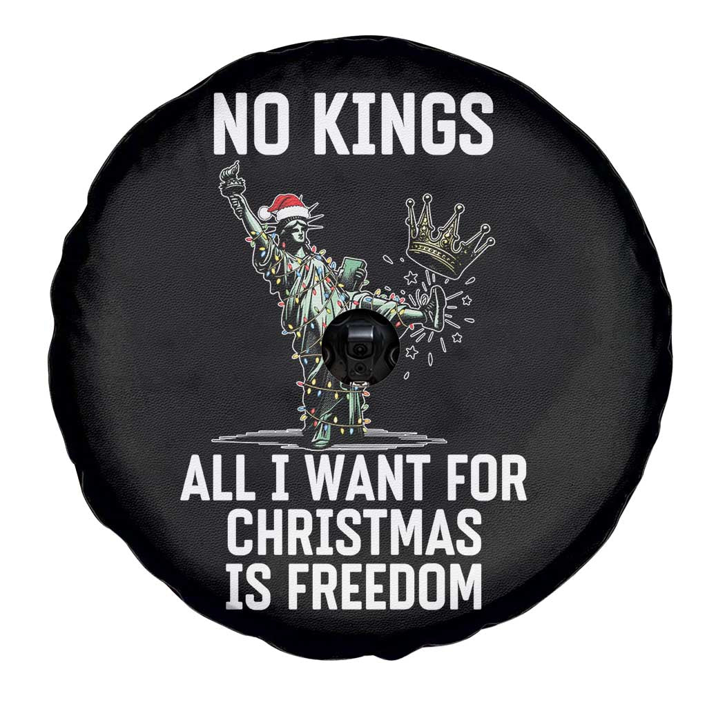 No Kings Spare Tire Cover All I Want For Christmas Is Freedom - Wonder Print Shop