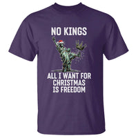 No Kings T Shirt All I Want For Christmas Is Freedom - Wonder Print Shop