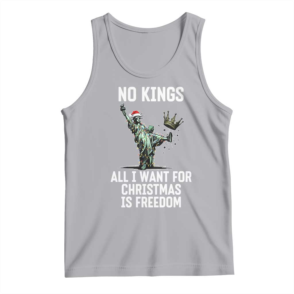 No Kings Tank Top All I Want For Christmas Is Freedom - Wonder Print Shop