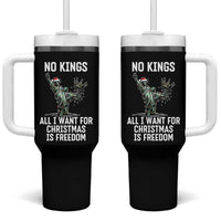No Kings Tumbler With Handle All I Want For Christmas Is Freedom - Wonder Print Shop