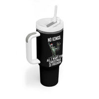 No Kings Tumbler With Handle All I Want For Christmas Is Freedom - Wonder Print Shop