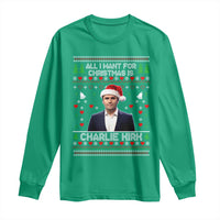 Charlie Kirk Christmas Long Sleeve Shirt Freedom Memorial Patriotic Christian Xmas - Wonder Print Shop