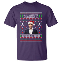 Charlie Kirk Christmas T Shirt Freedom Memorial Patriotic Christian Xmas - Wonder Print Shop