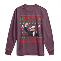 Charlie Kirk Christmas Long Sleeve Shirt Freedom To Say Merry Christmas - Wonder Print Shop