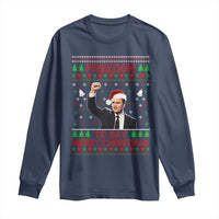 Charlie Kirk Christmas Long Sleeve Shirt Freedom To Say Merry Christmas - Wonder Print Shop