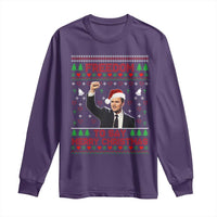 Charlie Kirk Christmas Long Sleeve Shirt Freedom To Say Merry Christmas - Wonder Print Shop