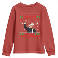 Charlie Kirk Christmas Youth Sweatshirt Freedom To Say Merry Christmas - Wonder Print Shop