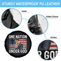 Charlie Kirk Christian Spare Tire Cover One Nation Under God Patriotic Faith - Wonder Print Shop