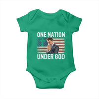 Charlie Kirk Christian Baby Onesie One Nation Under God Patriotic Faith - Wonder Print Shop