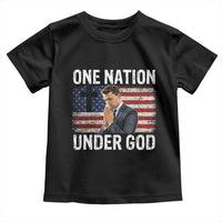 Charlie Kirk Christian Toddler T Shirt One Nation Under God Patriotic Faith - Wonder Print Shop