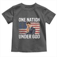 Charlie Kirk Christian Toddler T Shirt One Nation Under God Patriotic Faith - Wonder Print Shop