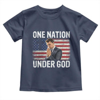 Charlie Kirk Christian Toddler T Shirt One Nation Under God Patriotic Faith - Wonder Print Shop