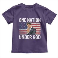 Charlie Kirk Christian Toddler T Shirt One Nation Under God Patriotic Faith - Wonder Print Shop
