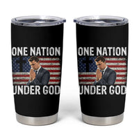 Charlie Kirk Christian Tumbler Cup One Nation Under God Patriotic Faith - Wonder Print Shop