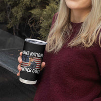 Charlie Kirk Christian Tumbler Cup One Nation Under God Patriotic Faith - Wonder Print Shop