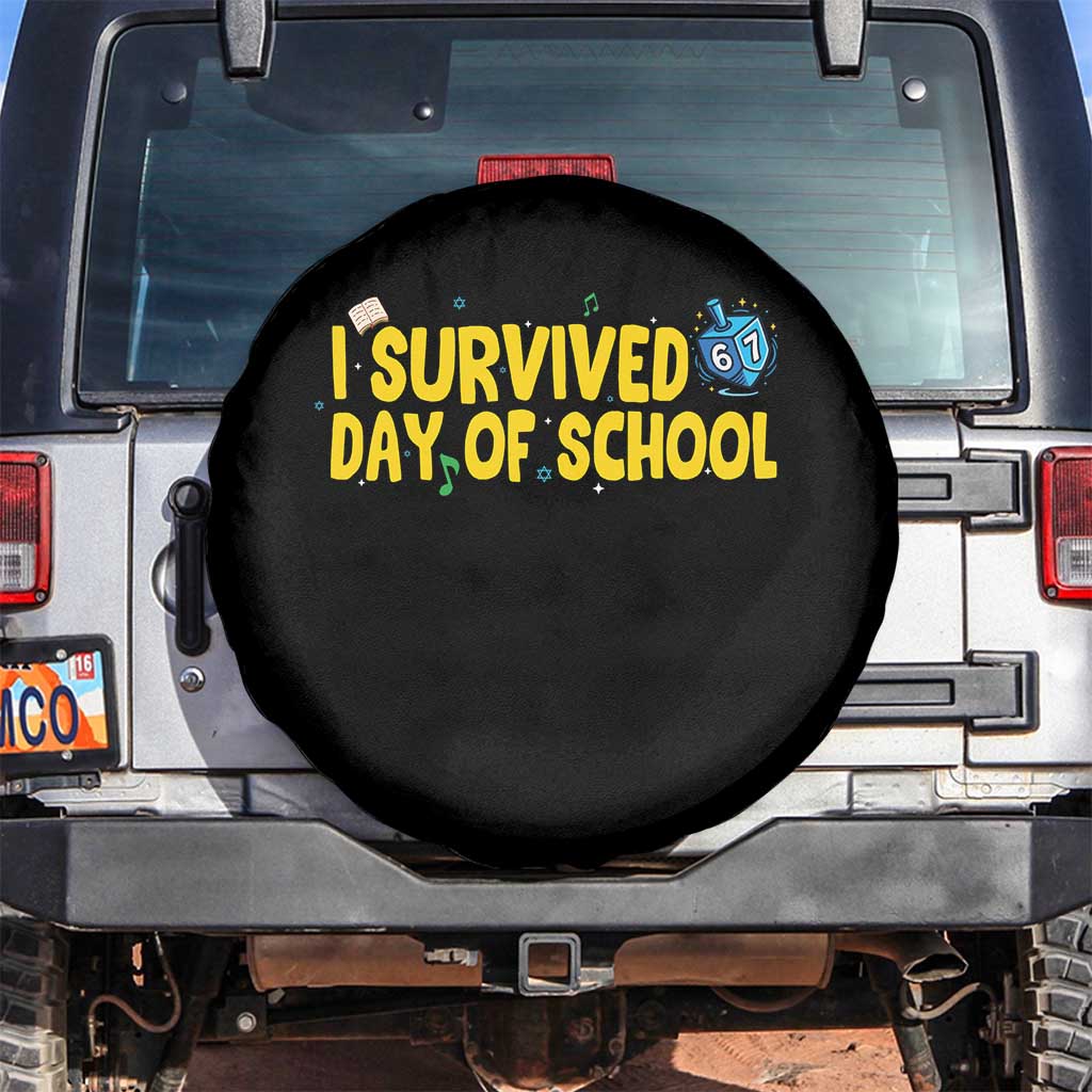 67 Six Seven Meme Spare Tire Cover Funny Hanukkah School Days - Wonder Print Shop