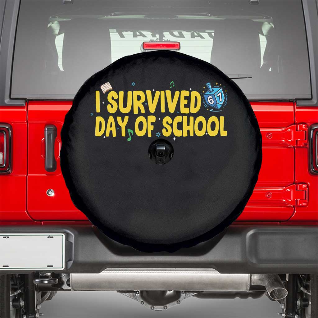 67 Six Seven Meme Spare Tire Cover Funny Hanukkah School Days - Wonder Print Shop