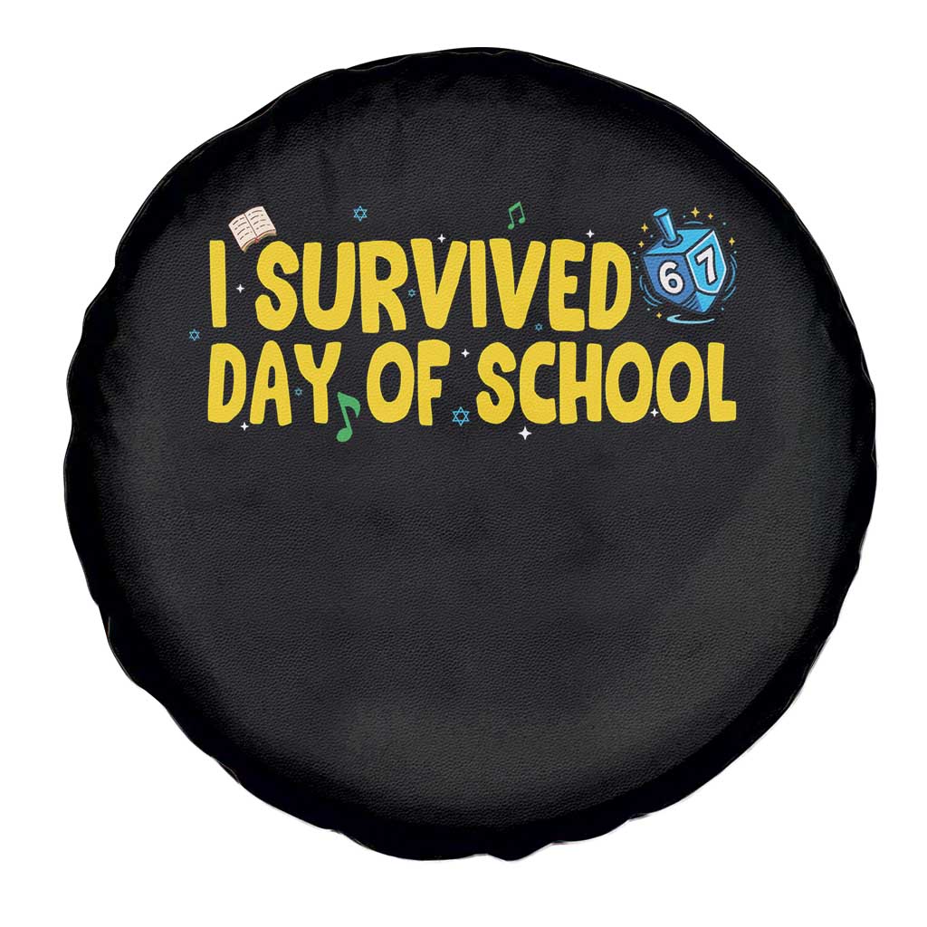 67 Six Seven Meme Spare Tire Cover Funny Hanukkah School Days - Wonder Print Shop