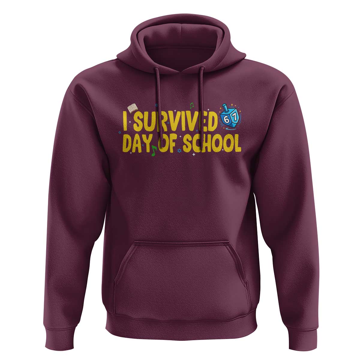 67 Six Seven Meme Hoodie Funny Hanukkah School Days - Wonder Print Shop