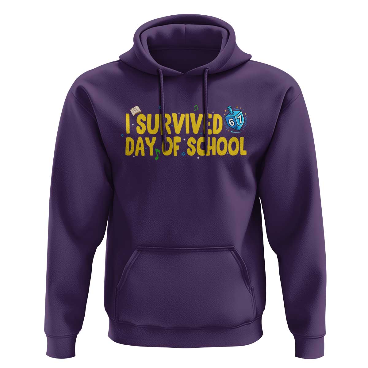 67 Six Seven Meme Hoodie Funny Hanukkah School Days - Wonder Print Shop