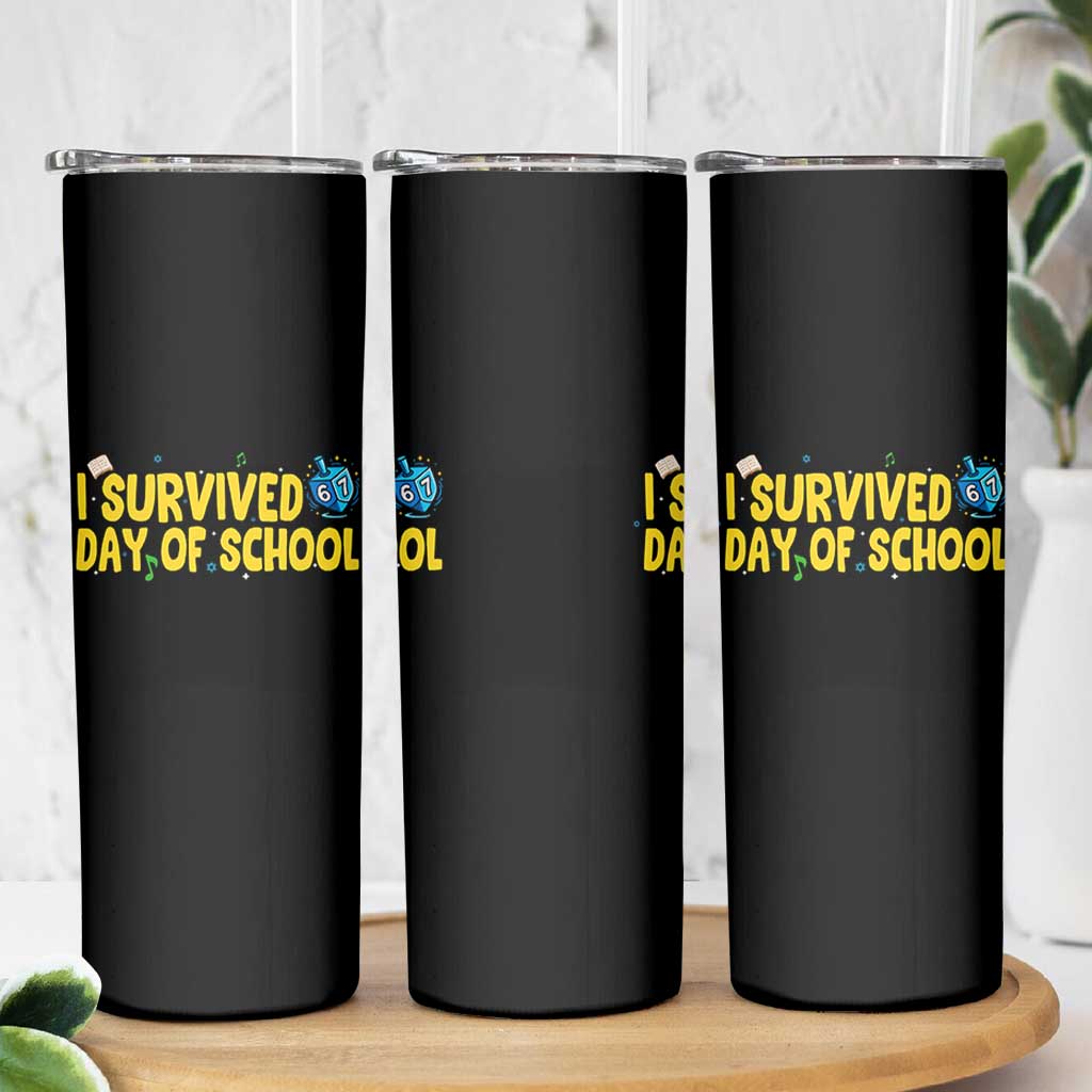 67 Six Seven Meme Skinny Tumbler Funny Hanukkah School Days - Wonder Print Shop