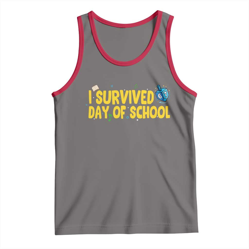 67 Six Seven Meme Tank Top Funny Hanukkah School Days - Wonder Print Shop