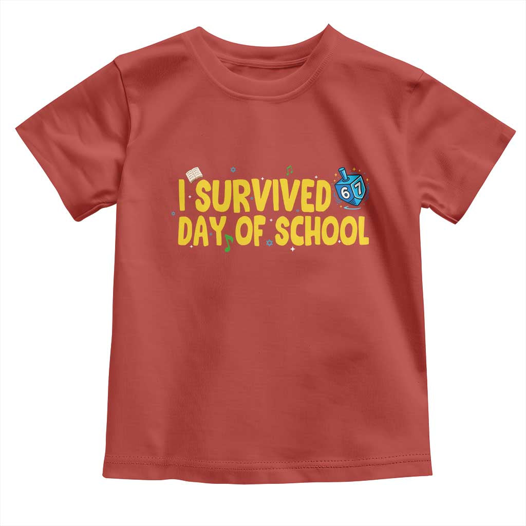 67 Six Seven Meme Toddler T Shirt Funny Hanukkah School Days - Wonder Print Shop