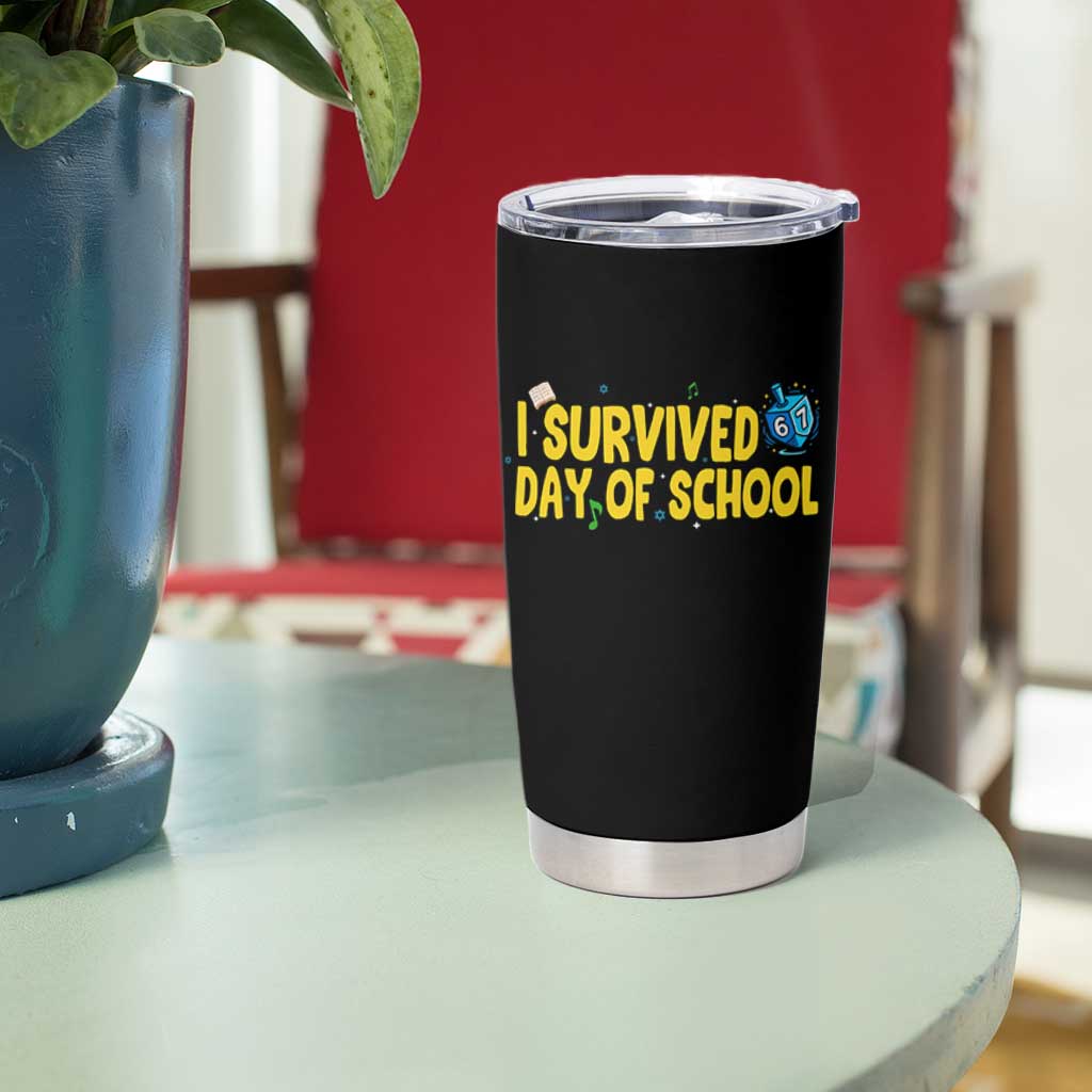 67 Six Seven Meme Tumbler Cup Funny Hanukkah School Days - Wonder Print Shop
