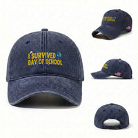 67 Six Seven Meme Washed Cotton Baseball Cap Funny Hanukkah School Days