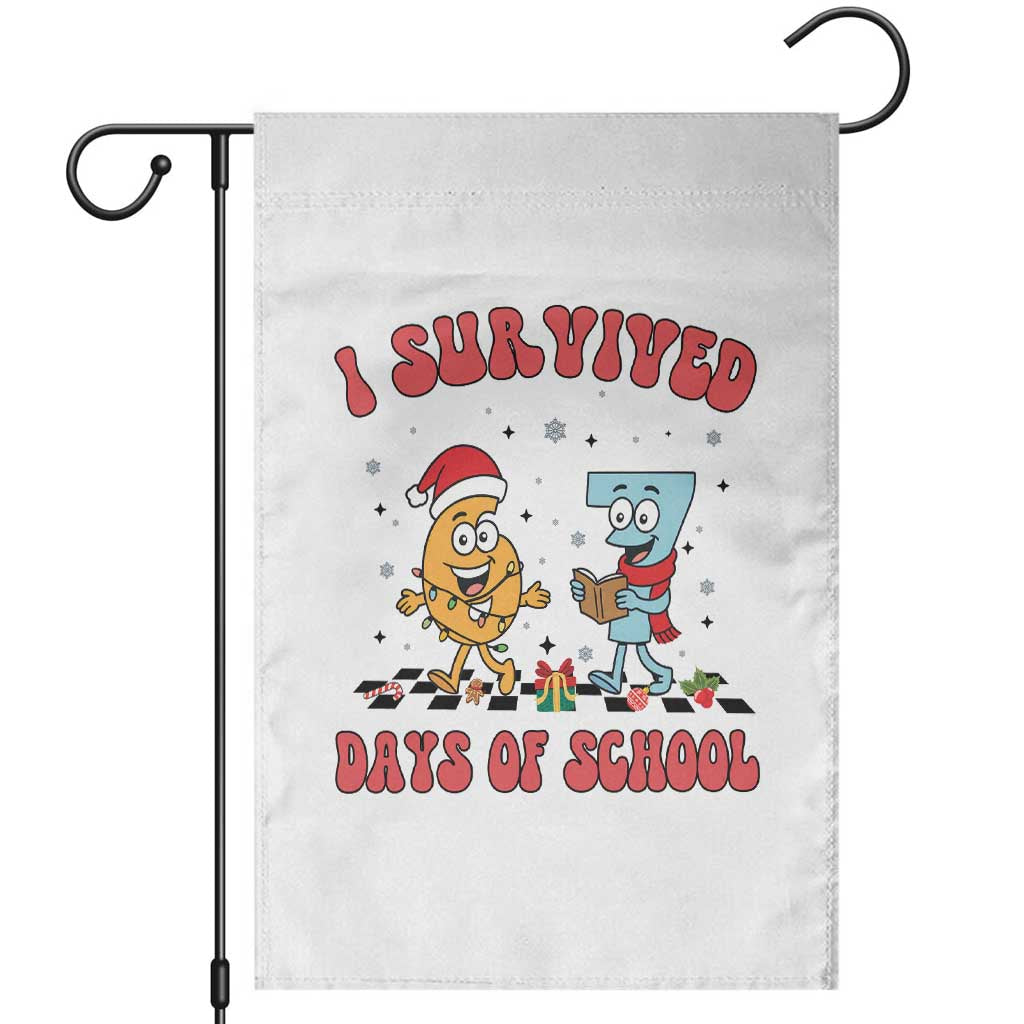 67 Six Seven Christmas Meme Garden Flag I Survived Days Of School - Wonder Print Shop