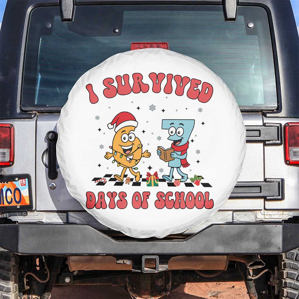 67 Six Seven Christmas Meme Spare Tire Cover I Survived Days Of School - Wonder Print Shop