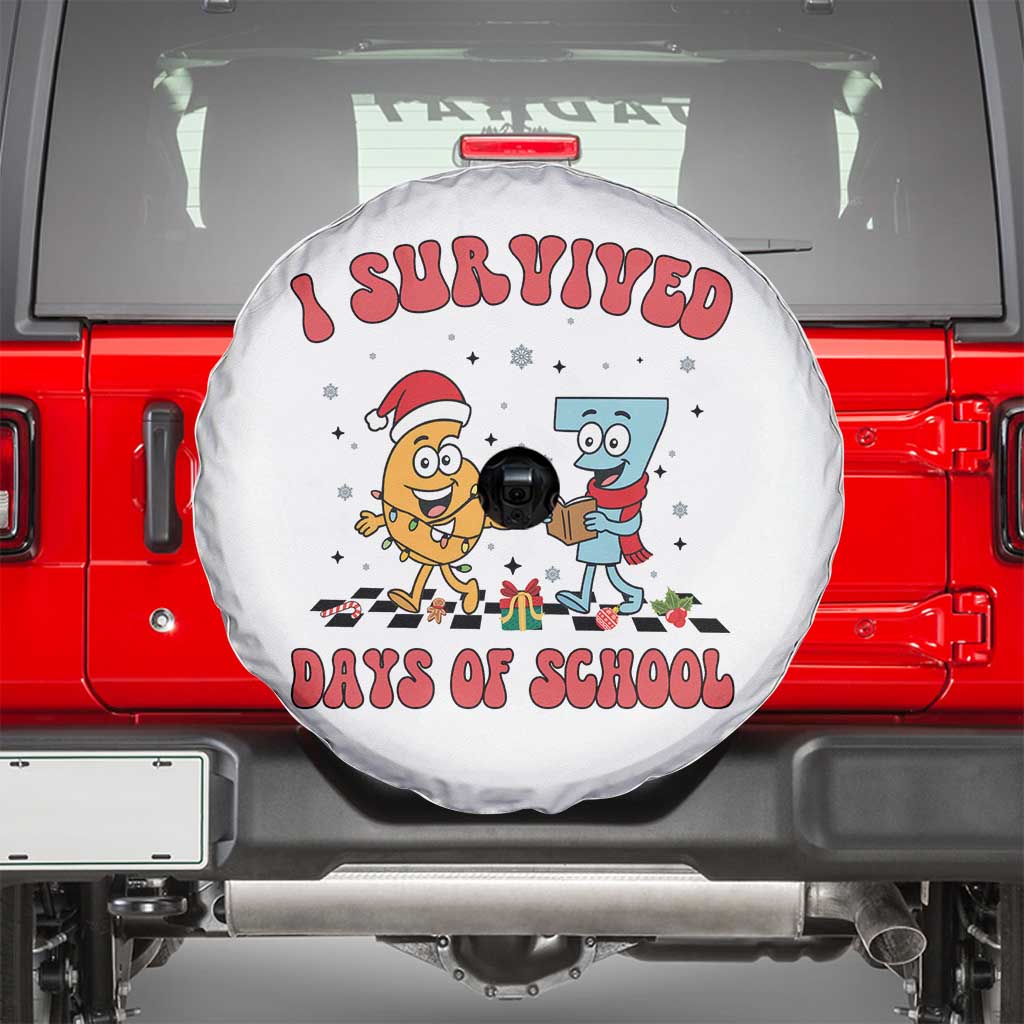 67 Six Seven Christmas Meme Spare Tire Cover I Survived Days Of School - Wonder Print Shop