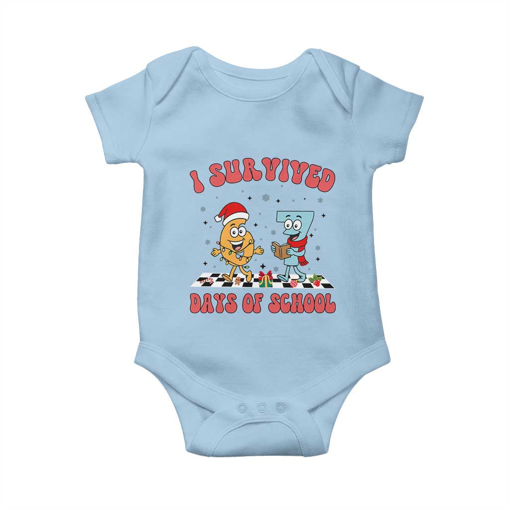 67 Six Seven Christmas Meme Baby Onesie I Survived Days Of School - Wonder Print Shop