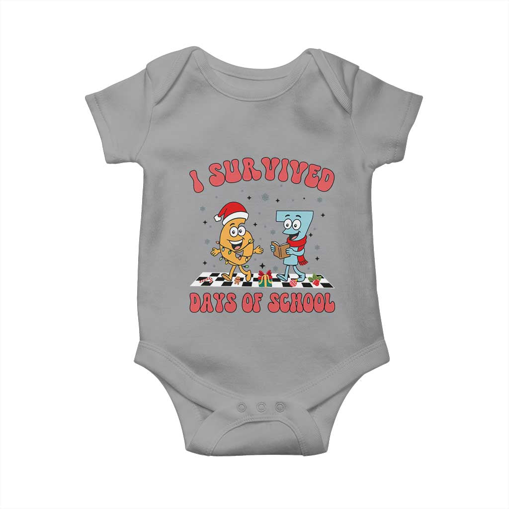 67 Six Seven Christmas Meme Baby Onesie I Survived Days Of School - Wonder Print Shop