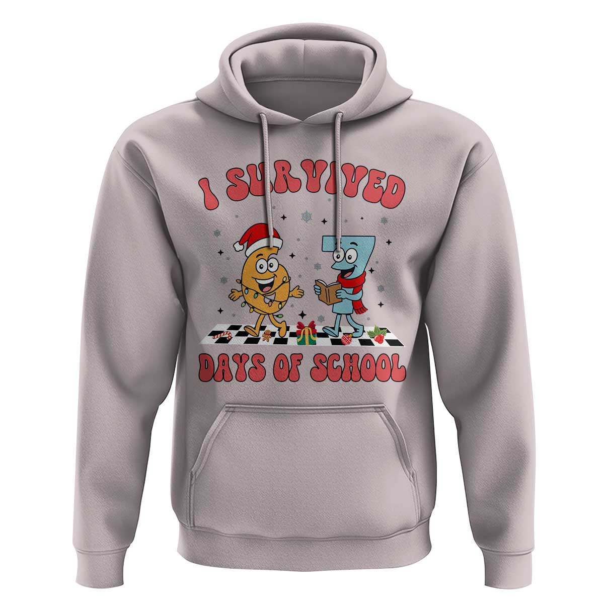 67 Six Seven Christmas Meme Hoodie I Survived Days Of School - Wonder Print Shop