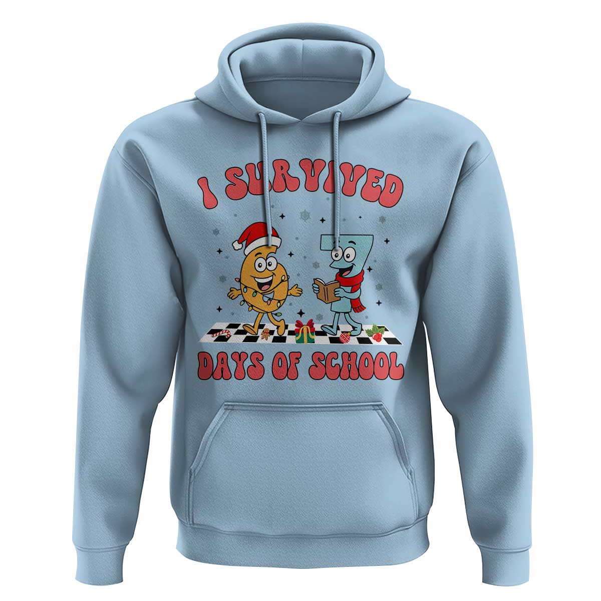 67 Six Seven Christmas Meme Hoodie I Survived Days Of School - Wonder Print Shop